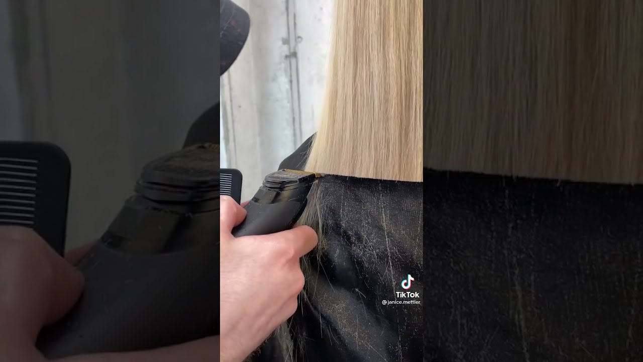 satisfying haircuts using clipper , long bob - YouTube