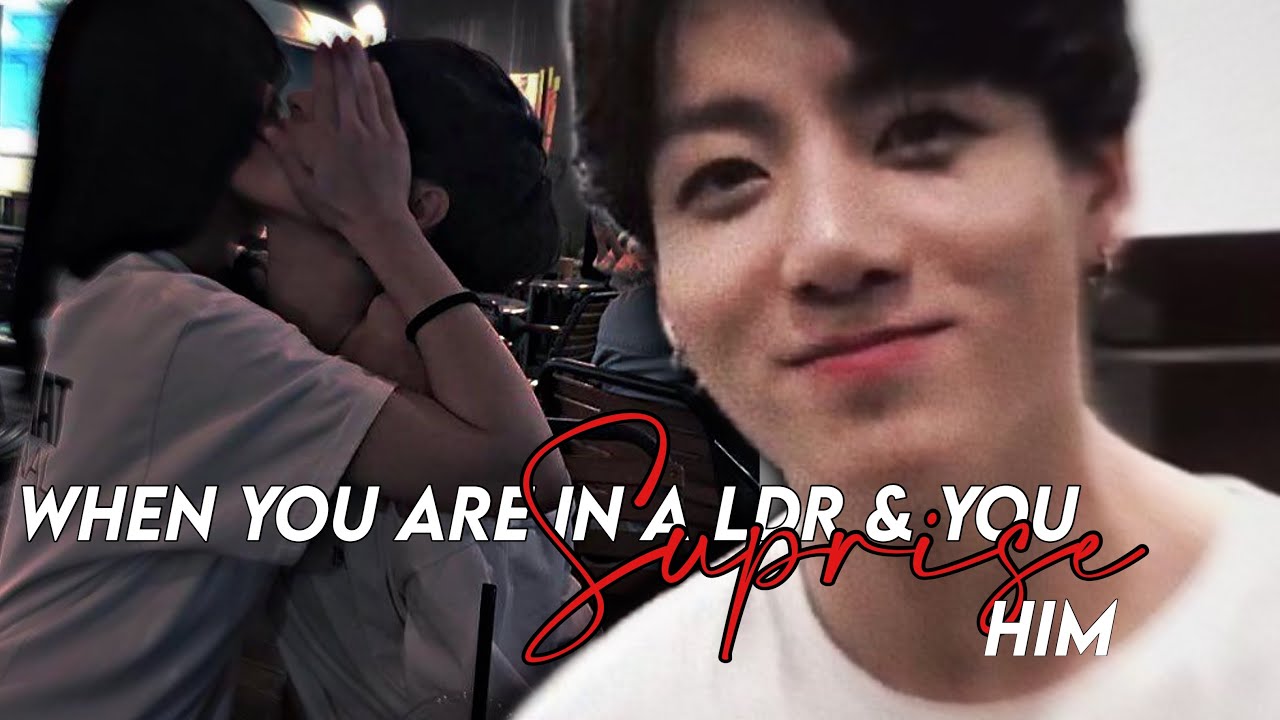 jk oneshot:when your in a ldr and you suprise him [special jk bday]