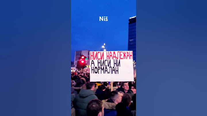 Nisi nadležan, Niš 1. Mart 2025 #protest #srbija #serbia #nisinadlezan #rukesuvamkrvave