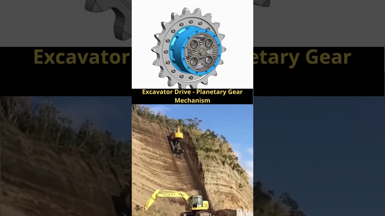 Spider Excavator Final Drive -Planetary Gear Mechanism 