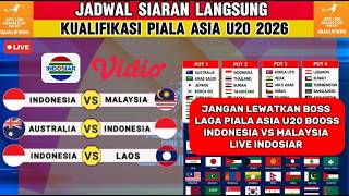 🔴 RESMI! Jadwal Timnas Indonesia U-20 vs Malaysia Hari Ini | Kualifikasi Piala Asia U-20 2027 Terbar
