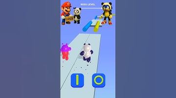 Help! Evil Mario Laughs As Panda Sonic Lose in Run 3D! #gaming #shortsfeed #shorts #ytshorts