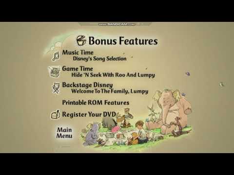 Pooh S Heffalump Movie 2005 DVD Menu Walkthrough