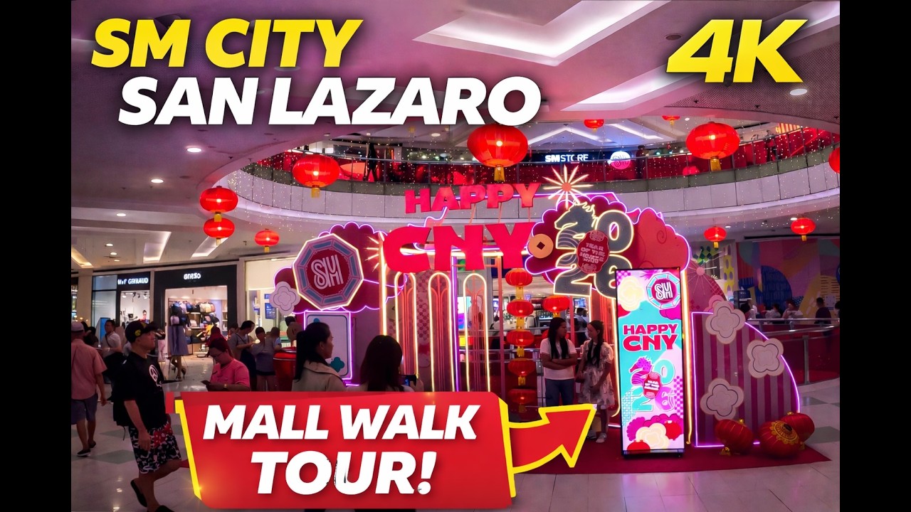 SM City San Lazaro | Chinese New Year | Walking Tour 4K