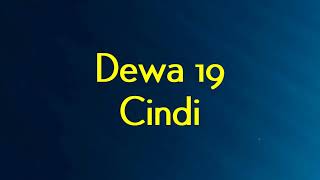 Download Lagu Dewa 19 - Cindi (Lirik River) MP3