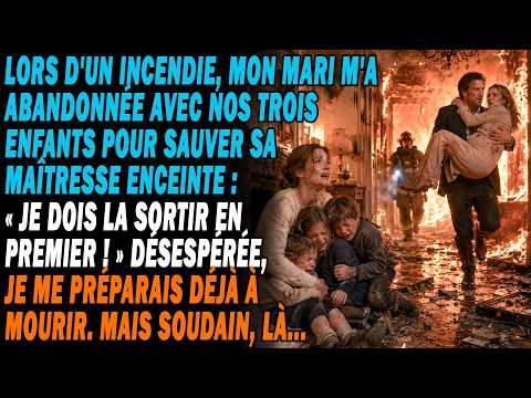 Incendie: Mon Mari Me Laisse Avec 3 Enfants Pour Sauver Sa Maîtresse Enceinte. Désespérée, Surprise!