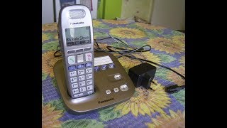 Funktionsprüfung Digitales Schnurlos Telefon Panasonic KX-TG6571G, Cordless phone