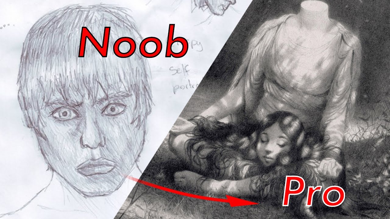 Noob to Pro -- 20 years of drawing