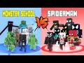 Monster School vs Spiderman no way home : Minecraft Animation