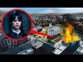 Evil Wednesday set fire to in Ohio School on Google Earth