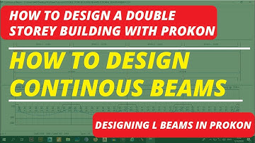 HOW TO DESIGN a Double Story Building: Part 5B (CONTINUOUS L BEAMS)