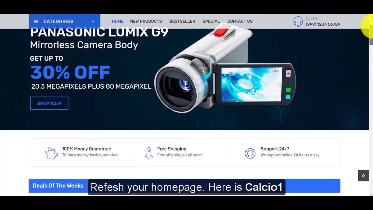 How to install Calcio Responsive Opencart 3 theme