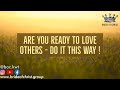 Are you ready to love others - Do it this way ! | BOC Daily Devotion | Bride of Christ