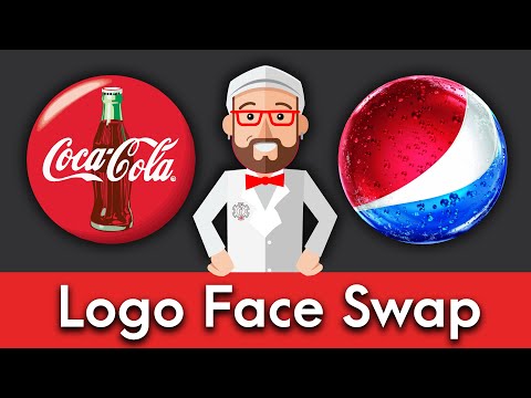 Redesigning Popular Soda Logos | Logo Face Swap