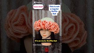 Have you seen an Auto-Ruffle Hat before? Here&#39;s one. Tutorial on my channel#crochet#newdesign#diy