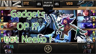 ITZ(Tay アカリ) VS VEG(Gadget ニーコ) D3G4 - MSI 2019 Play-In Group B