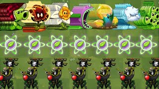 Pvz 2 Challenge - What Plants Can Defeat Pirate Zomboss 2.0 Using 25 Food Plants ?