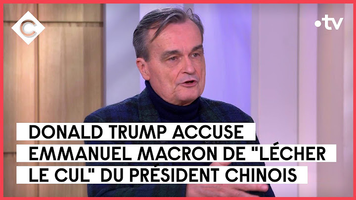 L'interview d'Emmanuel Macron qui fâche les États-Unis - Gérard Araud - C à Vous - 12/04/2023