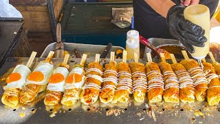 japanese street food - hashimaki はしまき okonomiyaki on a chopstick by Siglex 1,032 views 4 days ago 10 minutes, 54 seconds