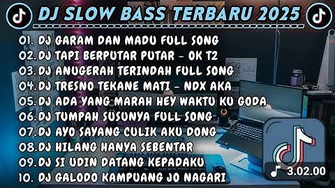 XDJ SLOWBASS TERBARU 2025 || DJ GARAM DAN MADU FULL SONG || DJ TAPI BERPUTAR PUTAR OK T2 VIRAL