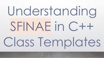 Understanding SFINAE in C++ Class Templates