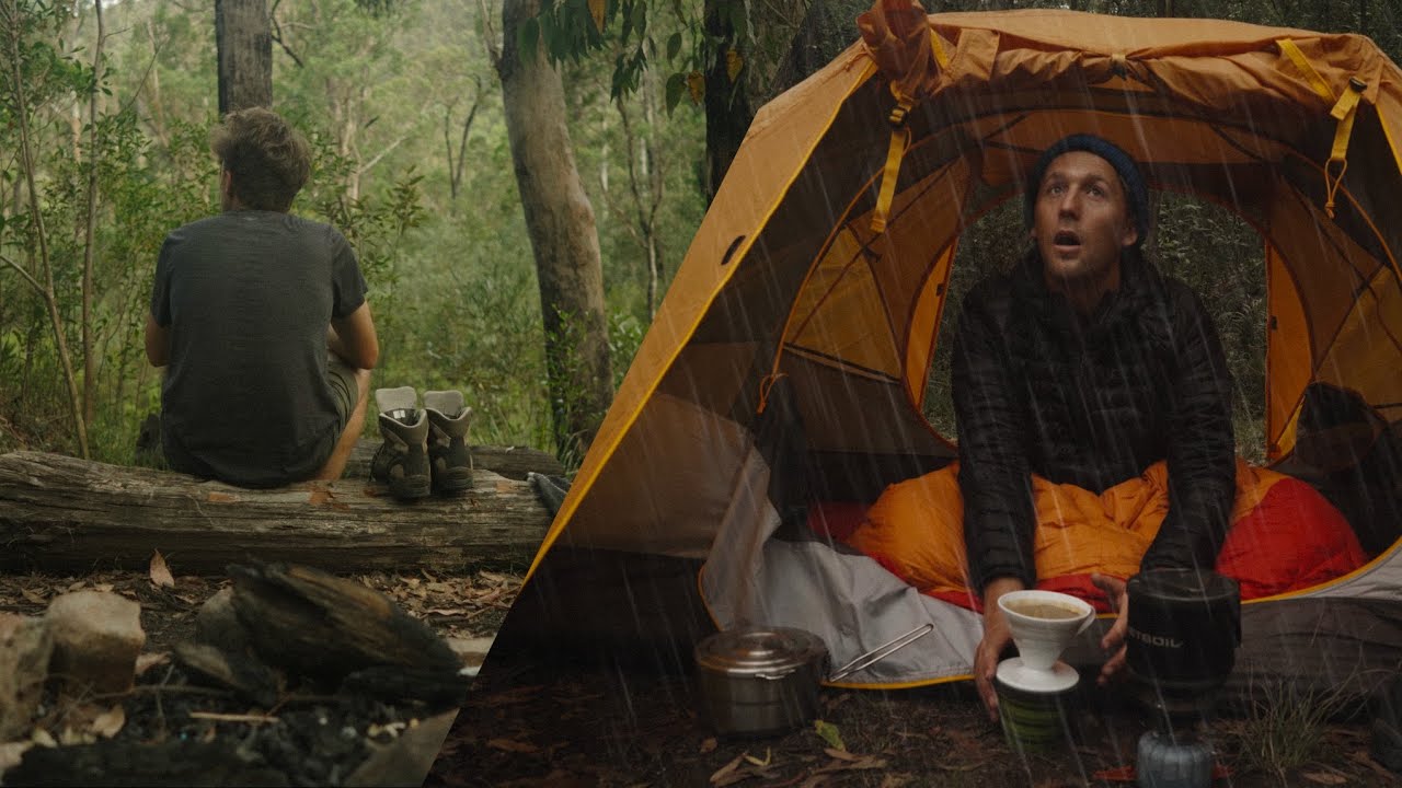 Solo Camping In The Blue Mountains | Thunderstorm Rolls In