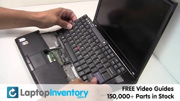 IBM Lenovo T60 T61 Touchpad Guide - Install Fix Replace - Palmrest Mouse button - Laptop