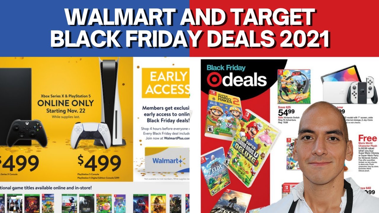 Walmart and Target OFFICIAL Black Friday Gaming Deals 2021 YouTube