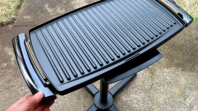 Electric BBQ Grill Techwood 15-Serving Indoor/Outdoor Electric Grill for  Indoor & Outdoor Use, Double Layer Design, Portable Removable Stand Grill,  1600W (Stand Red BBQ Grills) 