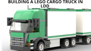 Building a LEGO Cargo Truck 7733 in LEGO Digital Designer (TRUCK ONLY)