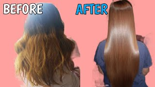 KERATIN REBOND WITH HAIR COLOR AND BRAZILIAN TREATMENT|Pearl May Campos