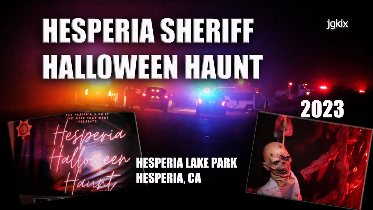 Hesperia Sheriff's Halloween Haunt 2023 YouTube