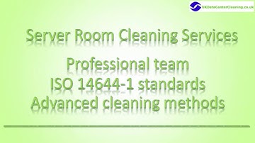 Professional  Server Cleaning | Server Room Cleaning Services | London and UK Wide | Youtube Video