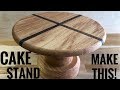 Make a Cake Stand // How To - Woodworking