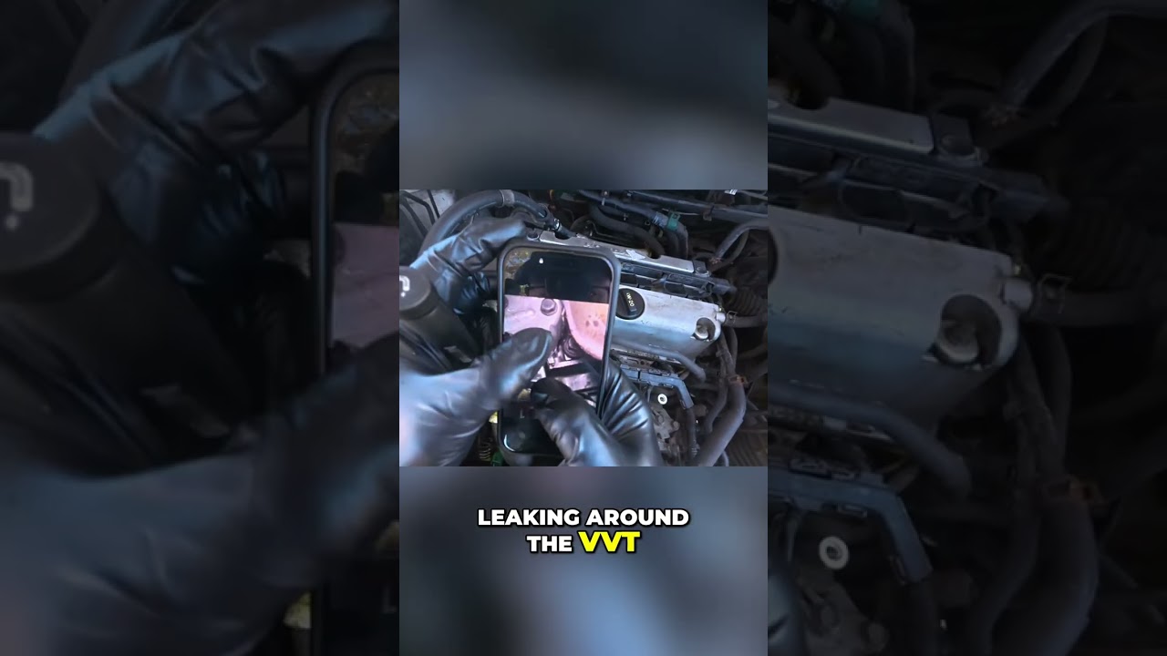 Fixing Leaking VVT Solenoid Gasket: Easy DIY Repair! #shorts