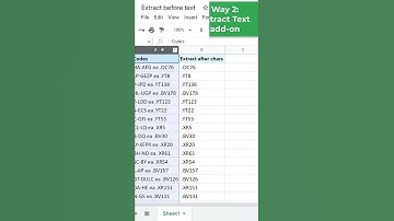 #extract text after characters from #googlesheets cells #shorts