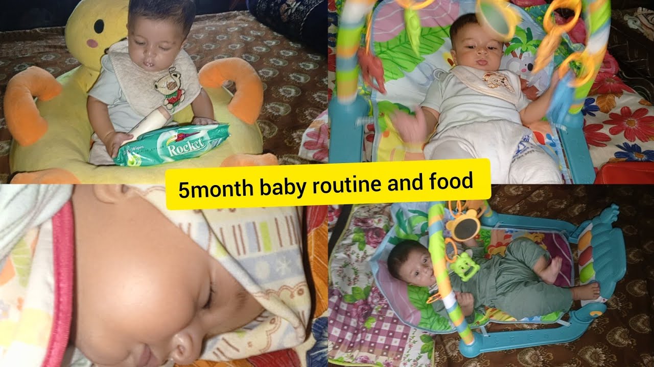 My five months baby routine and daily vlog