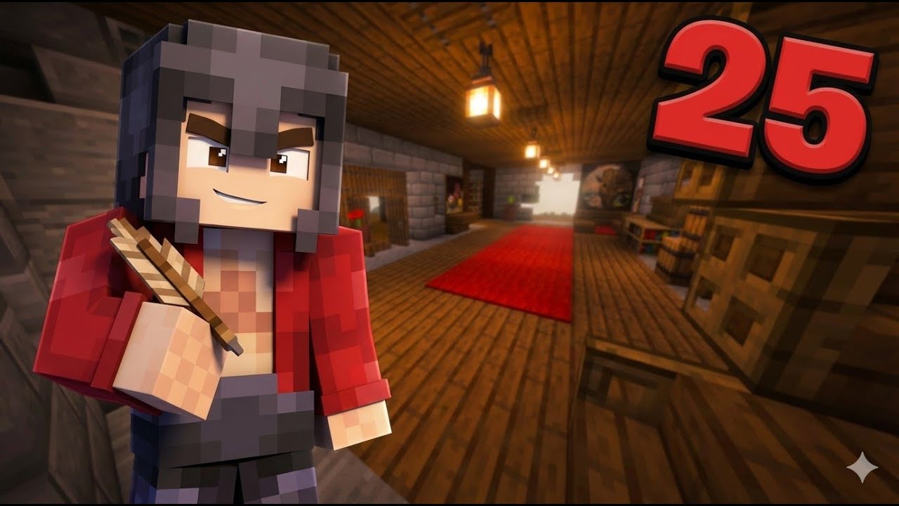 Minecraft ITA S1 E25 - Casa finalmente completata: interni, dettagli e camino cozy🔥!!