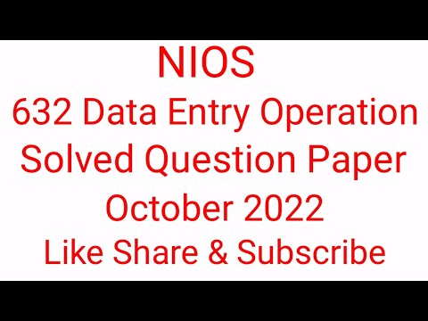 nios 632 assignment