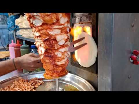 Live Best shawarma at Pakistan Chowk Karachi -  chawarma - shaurma - showarma