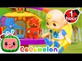Yes Yes Playground Song | JJ&#39;s Animal Toy Play Learning | CoComelon Nursery Rhymes &amp; Kids Songs
