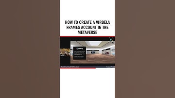 How to create a Virbela Frames account in the metaverse