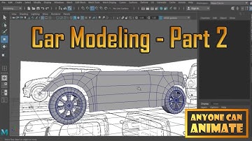 Maya 2017 Tutorial : Car Modeling - Part 2