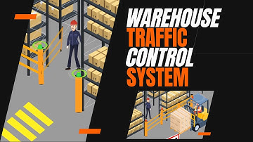 Warehouse Traffic Control System for Safe Separation of Pedestrians and Forklifts