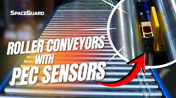 Powered Roller Conveyor with Zoned PEC Sensors | Zero Pressure Accumulation for Smooth Product Flow