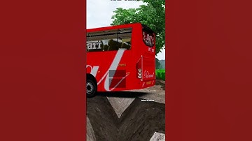 Volvo bus on Pothole 🤩🤩 #shorts