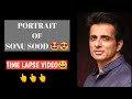 Portrait of sonu sood   time lapse  deepika arts