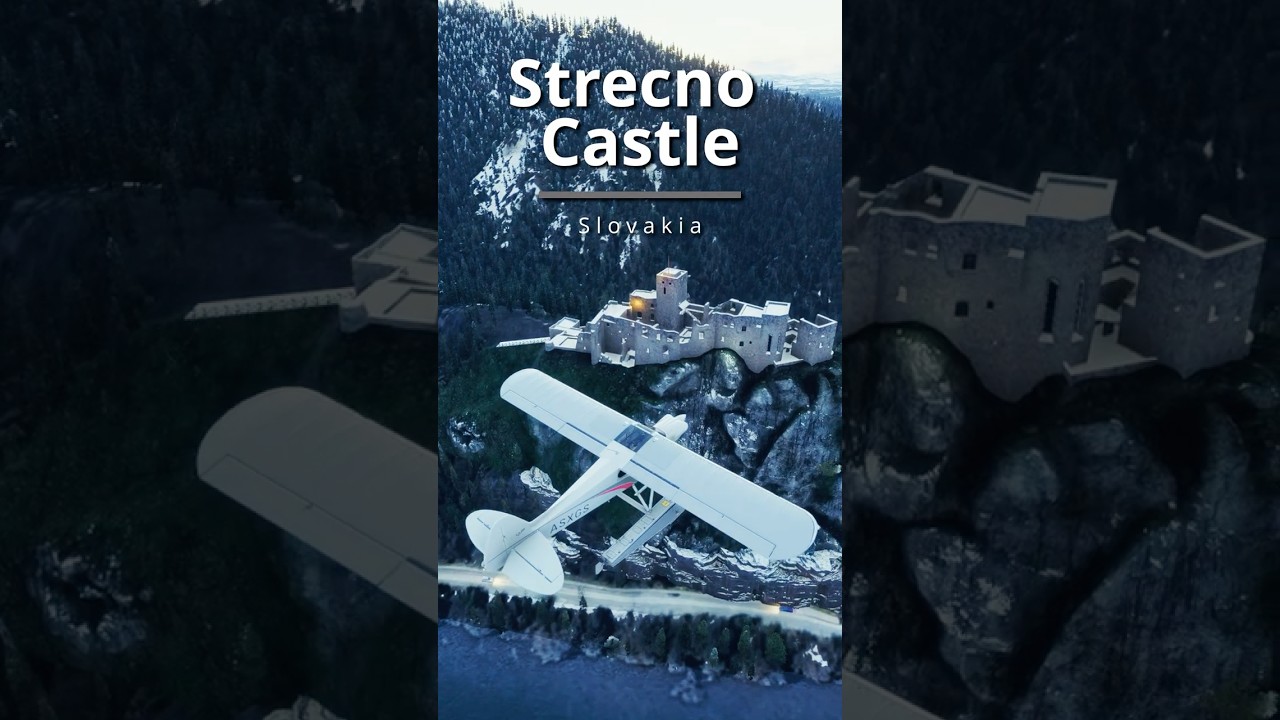 The beauty of Strecno Castle Slovakia 🇸🇰