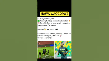 Doumbia Achungwe Sana Conte Bado Hajui Anachokifanya Tagato 