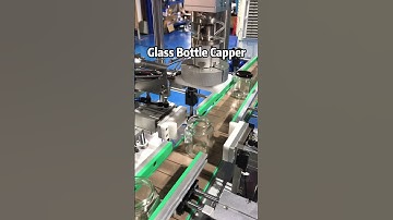 Glass bottle capping machine #cappingmachine #bottlecappingmachine #glassbottlecapping #capper